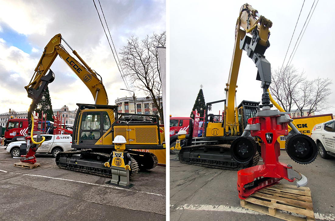 Изображение к статье «ЭКСКАВАТОР LGCE НА ВЫСТАВКЕ «РОССИЙСКИЙ ЛЕС»»