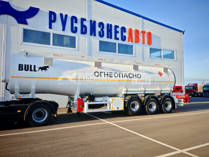 Купить ППЦ-30 BULL TCP31 (светлые НП, сталь Q355E, 30м3, 4 отс., ниж. налив, сист. рек., 3 оси SAF, WABCO) в компании Русбизнесавто - изображение 0