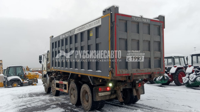 Купить Самосвал FAW J6 (8x4) б/у (2023 г.в. 54948 км.)(9874) - Сбер комиссия - бронь Стариков М. в компании Русбизнесавто - изображение 4
