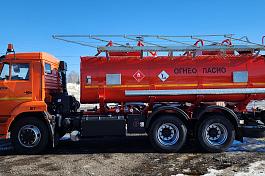 АТЗ-15-КамАЗ-65115 (Автотопливозаправщик, 15 м3, 2 отс., насос СВН-80, ППО-25, АКТ-20, мод. 4671)