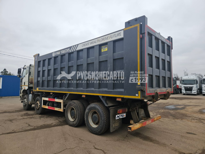 Купить Самосвал FAW J6 8x4 б/у (2023 г.в.,59 641 км.)(9635)Сбер комиссия - Бронь Загуменникова К. в компании Русбизнесавто - изображение 5