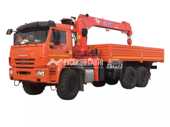Купить КМУ КАМАЗ 43118-3027-48 (Евро-5) + KANGLIM KS1256GII верх.упр. + борт сталь 6,2м. (без спалки) в компании Русбизнесавто - изображение 1
