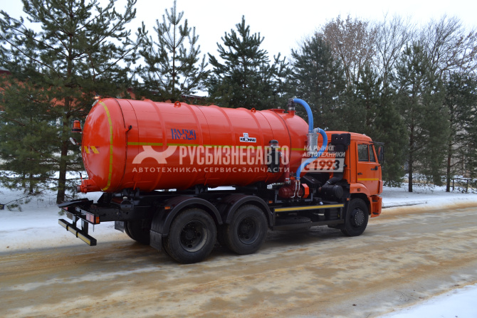 Купить КО-529-20 на шасси КАМАЗ-65115 вакуумная машина 13 м3 в компании Русбизнесавто - изображение 1