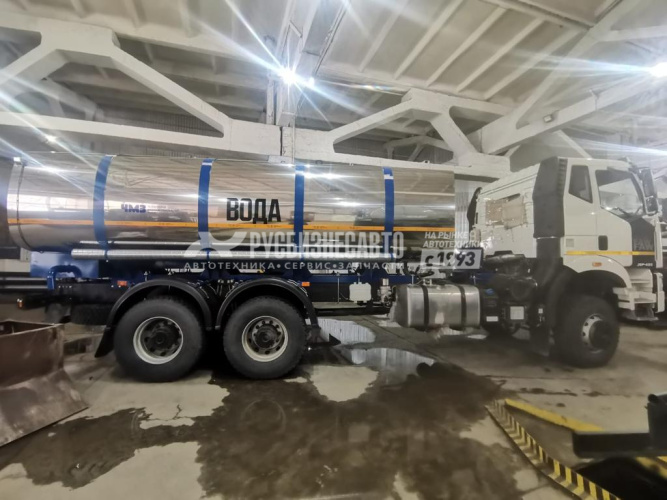 Купить АЦ пищевая FAW-3250 (6х6, шасси 4800) (15 м3, 3 отс, нерж/нерж, насос СВН-80 в подогрев. отсеке) в компании Русбизнесавто - изображение 1