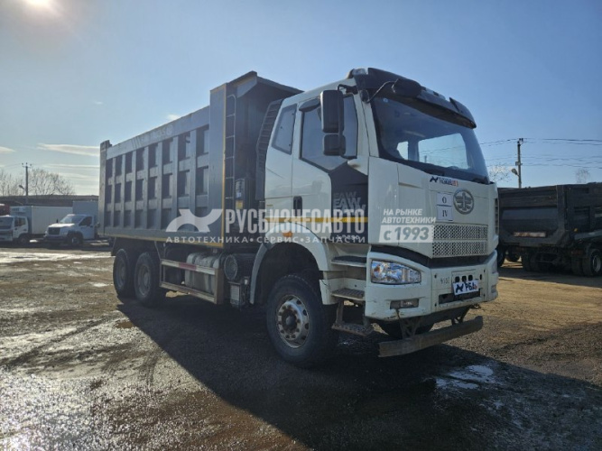 Купить Самосвал FAW J6 6x4 б/у (2023 г.в.,61 117 км.)(4568)Сбер комиссия в компании Русбизнесавто - изображение 0
