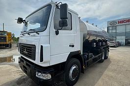 АЦ пищевая МАЗ-6312C9 (14 м3, 4 отс, нерж/нерж, система мойки, насос СВН-80)