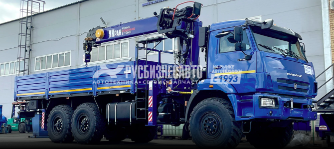 Купить КМУ КАМАЗ 43118-73094-50 (Евро-5) + ИКРАН (DongYang) RS1966 верх.упр. + борт сталь 6,2м.(без спалки) в компании Русбизнесавто - изображение 1