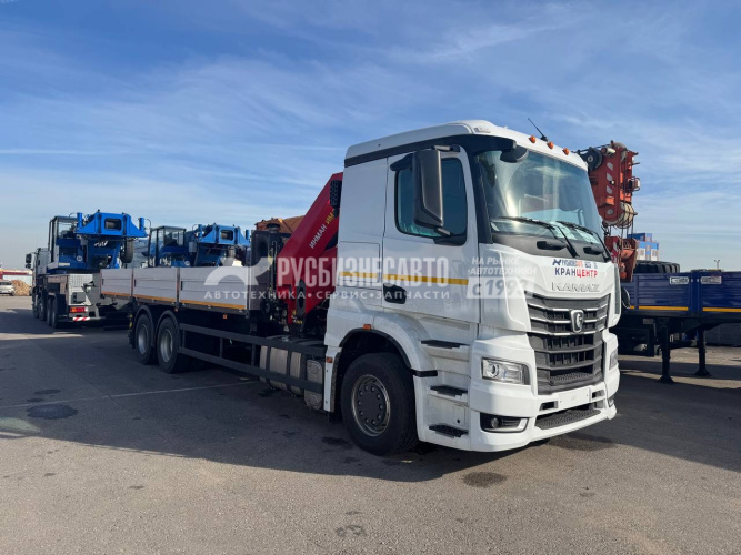 Купить КМУ КАМАЗ 65658-1764-49 (Евро-5) + ИНМАН ИМ-320 нижн.упр. + борт алюминий 7,8м. + доп.опоры в компании Русбизнесавто - изображение 0