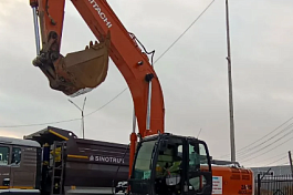 Экскаватор гусеничный HITACHI ZX400LCH-5G б/у (2020г.; 11 433 м/ч)(4572)