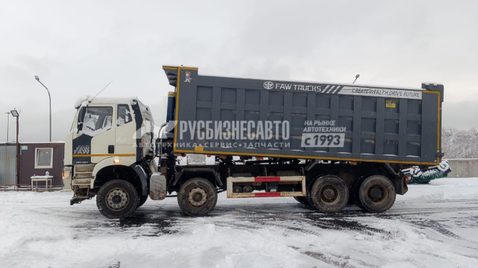 Купить Самосвал FAW J6 (8x4) б/у (2023 г.в. 54948 км.)(9874) - Сбер комиссия - бронь Стариков М. в компании Русбизнесавто - изображение 3