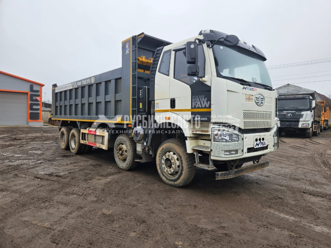 Купить Самосвал FAW J6 8x4 б/у (2023 г.в.,65 178 км.)(6934)Сбер комиссия - Бронь Саевец.Н в компании Русбизнесавто - изображение 0