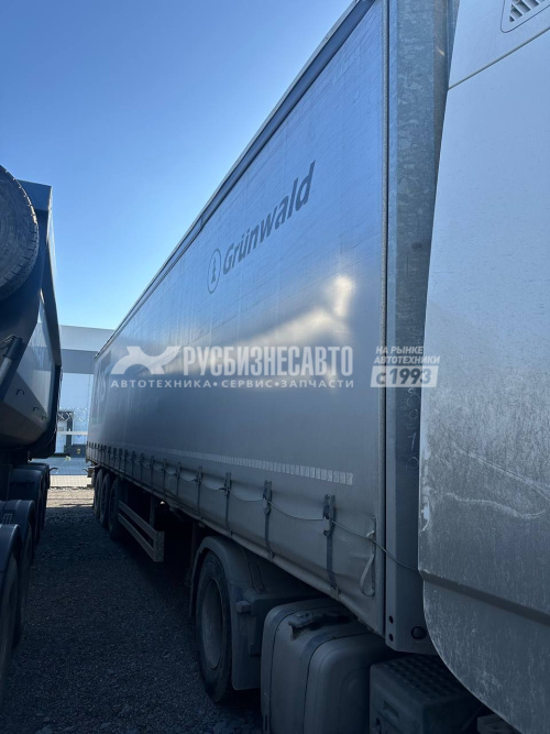 Купить GRUNWALD, 9453-0000010-10, ПОЛУПРИЦЕП б/у (штора 13,6м)(2023 г.)(8910)-Сбер комиссия в компании Русбизнесавто - изображение 0