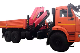 КМУ КАМАЗ 43118-3027-48 (Евро-5) + ИНМАН ИМ-320 нижн.упр. + борт сталь 6,2м. +доп.опоры (без спалки)