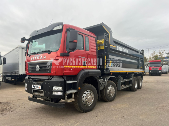 Купить Самосвал SITRAK C7H 8х4/ кузов наклон/  МКПП без ретардера/ б/у (2023 г.в. 50 554 км) (4727) в компании Русбизнесавто - изображение 1