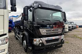 АЦ пищевая HOWO T5G (6х4, шасси 4000)   (14,9м3, 4 отс, насос НЦС-50-7,1-20, система мойки)