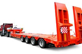 СПЕЦПРИЦЕП 9942L4 трал низкорамный, гидравлические трапы, оси Specpricep, ССУ 1300