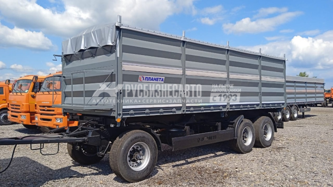 Купить ПЛАНЕТА 852911В прицеп самосвал,пневмо подвеска, 30 м.куб., г/п 17т  в компании Русбизнесавто - изображение 1