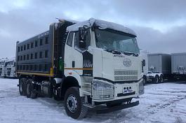 Самосвал FAW J6 (6x4) б/у (2023 г. 35 520 км)(9714) Новая резина зад.ось комплект фильтров в подарок
