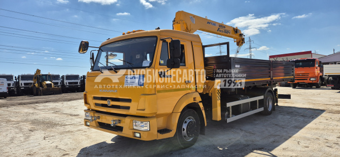 Купить КМУ КАМАЗ 4308-3084-69 (Евро-5) + SOOSAN SCS524 нижн. упр. + борт сталь 6,2м. + доп.опоры в компании Русбизнесавто - изображение 2