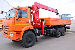КМУ КАМАЗ 43118-3027-48 (Евро-5) + HORYONG HRS216 верх.упр. + борт сталь 6.2м. (без спалки)