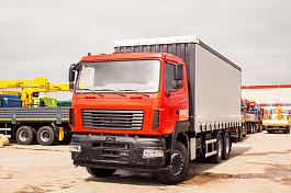 Борт, штора, ворота 6х4 МАЗ-780614 (алюм.борт, габ.разм. 7800*2550*2800) шасси МАЗ-6312С9-8575-012