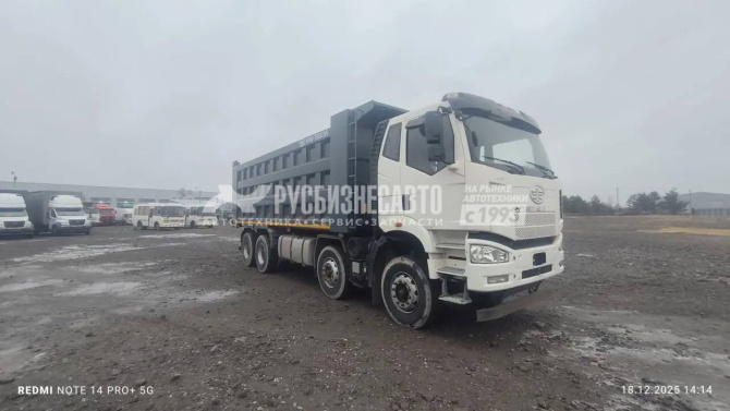 Купить Самосвал FAW J6 (8х4) б/у (2023 г., 26 756 км) (0538) Сбер комиссия- Бронь Сбер в компании Русбизнесавто - изображение 0